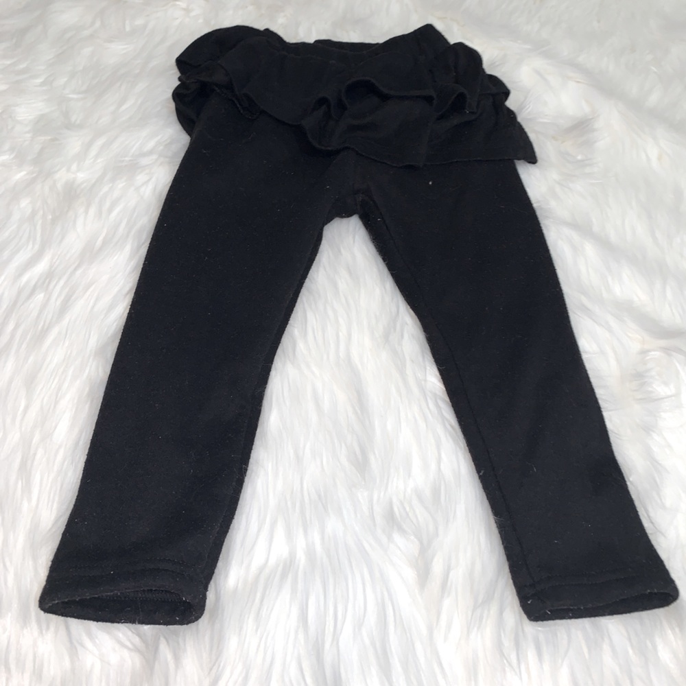 Black, Ruffled sweatpants - 3T